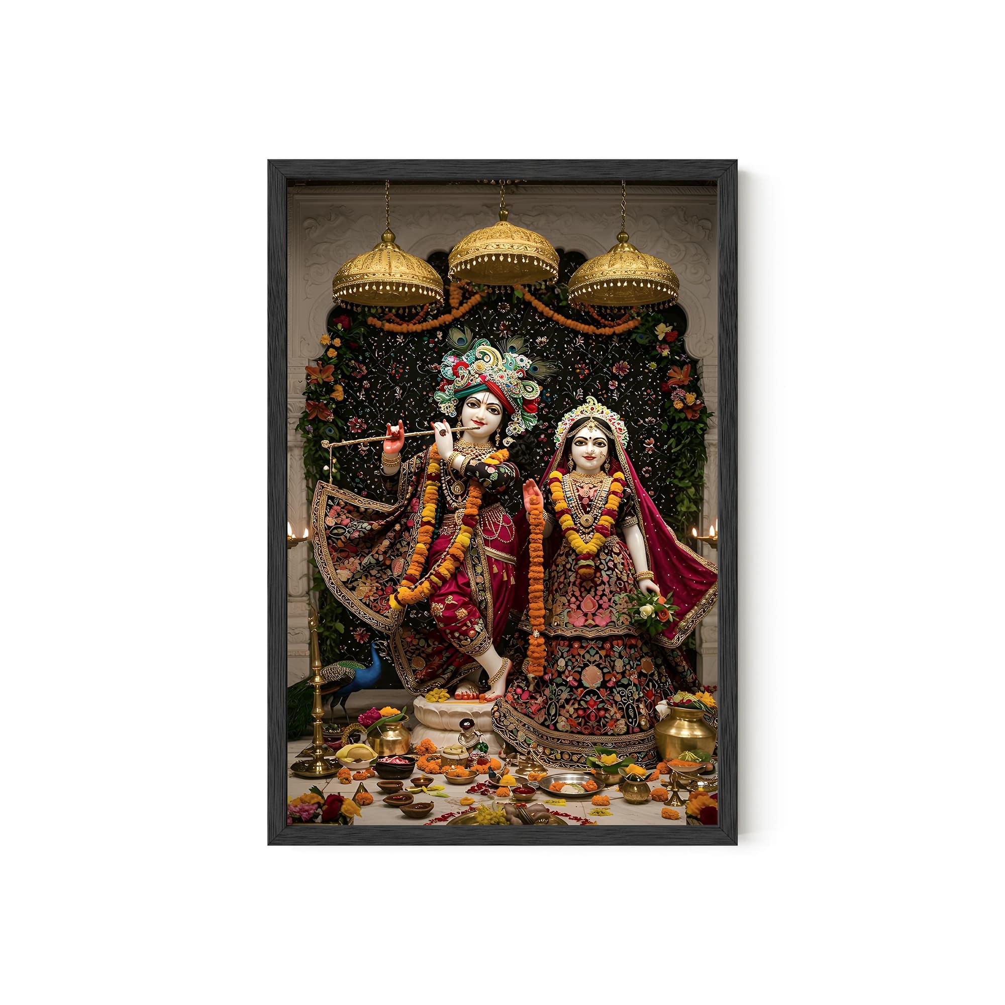Radha Krishna Photo Frame | Home Decor |  12x18 inch
